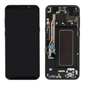 Ecran complet NOIR CARBONE  (Officiel) - Galaxy S8+