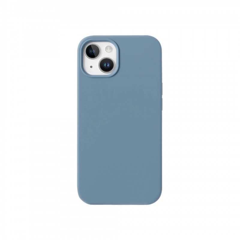 Coque en silicone bleu givré - iPhone 16 Plus photo 1