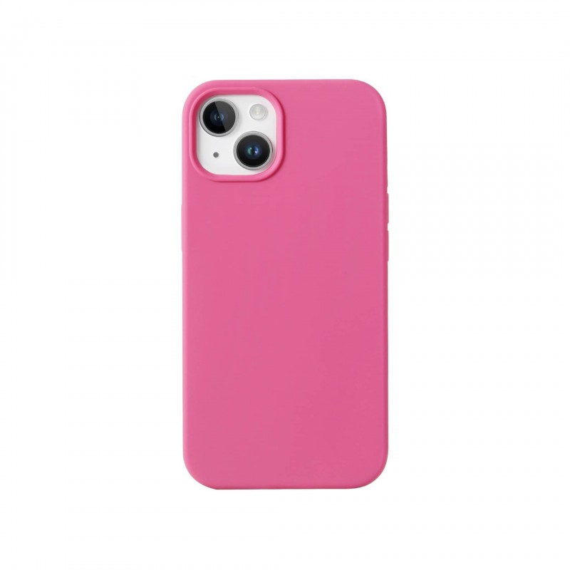 Coque en silicone fuschia - iPhone 16 Plus photo 1