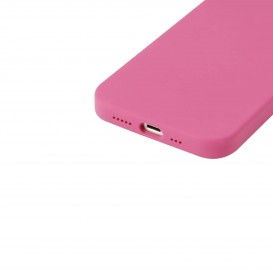 Coque en silicone fuschia - iPhone 16 Plus photo 3