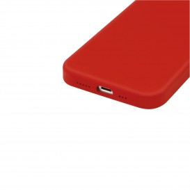 Coque en silicone rouge - iPhone 16 Plus photo 3