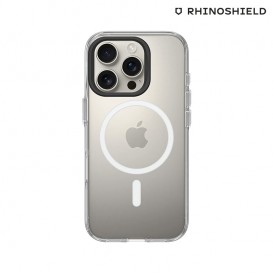 Coque Clear Case RHINOSHIELD compatible MagSafe iPhone 16 Pro photo 1