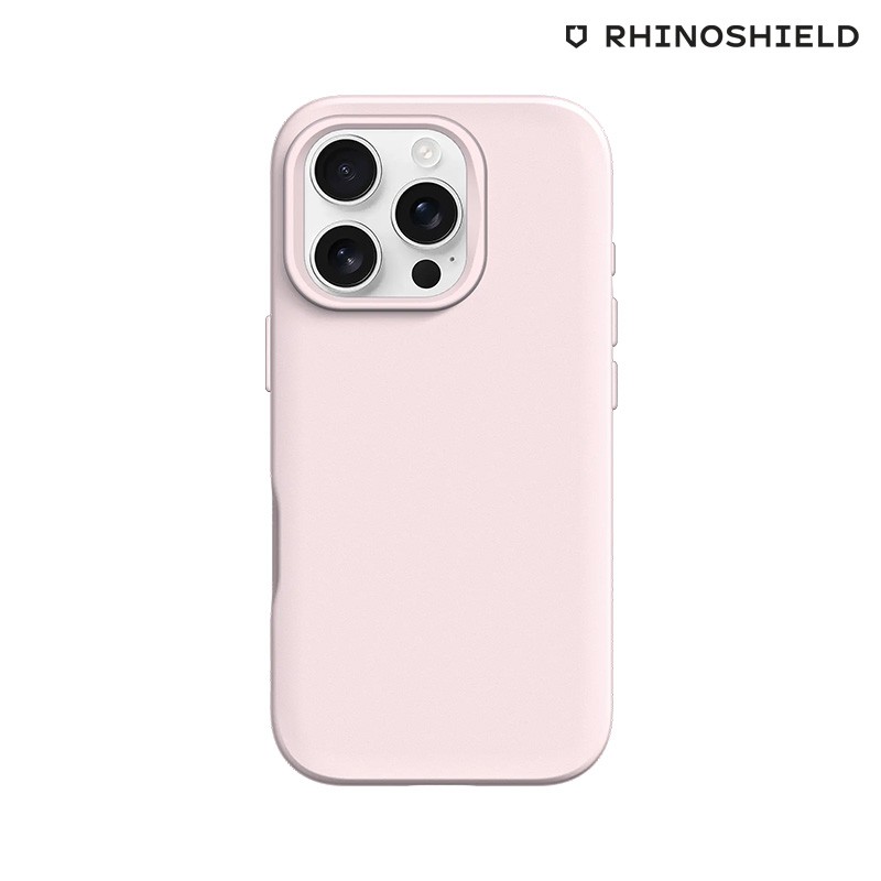 Coque RHINOSHIELD SolidSuit iPhone 16 Pro - Rose poudré photo 1