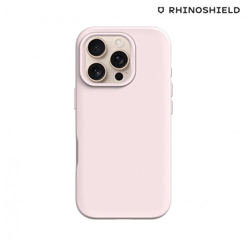 Coque RHINOSHIELD SolidSuit iPhone 16 Pro - Rose poudré photo 3