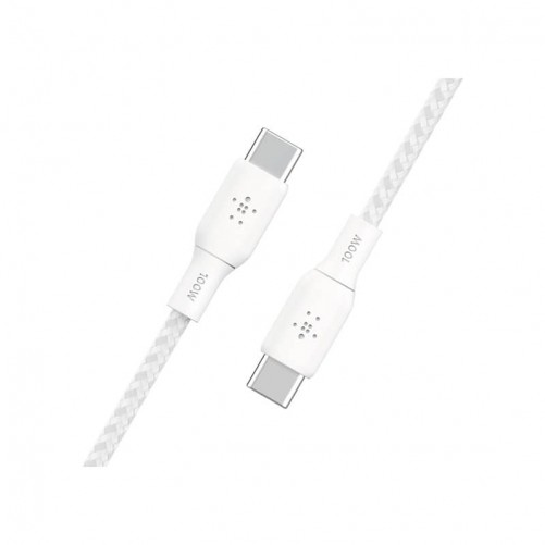 Câble blanc USB-C 100W tressé 2m - Belkin photo 4