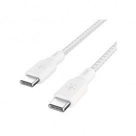 Câble blanc USB-C 100W tressé 2m - Belkin photo 5