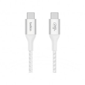 Câble blanc USB-C 240W 2m - Belkin photo 1