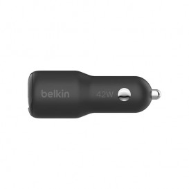 Chargeur voiture blanc USB-C PD 30W et USB-A 12W - Belkin photo 2