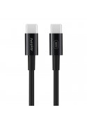 Câble de charge rapide Noir USB-C 60W 1m photo 1