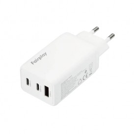 Chargeur rapide 65W - 3 Ports - USB-A et Double USB-C photo 1