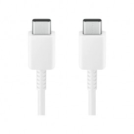 Câble USB-C vers USB-C 45W Samsung - Blanc 1,8 m photo 1