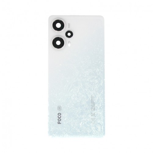 Coque arrière (Officielle) - Xiaomi Poco F5 Blanc nacré photo 1