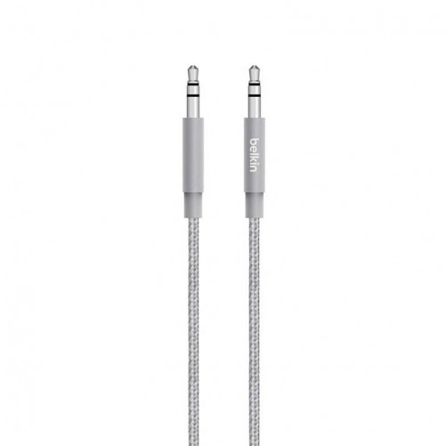 Câble Jack 3.5mm vers Jack 3.5mm Gris Metallic - BELKIN photo 1