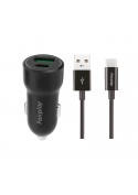 Pack chargeur allume cigare 20W avec câble USB-C photo 1