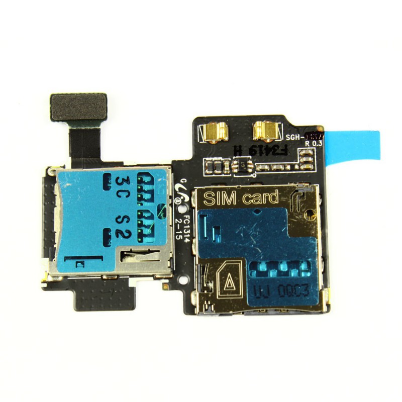 Lecteur carte SIM & SD - Samsung Galaxy S4 Pièces détachées Galaxy