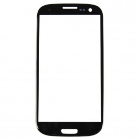 Vitre tactile Noir + Stickers - Samsung Galaxy S3