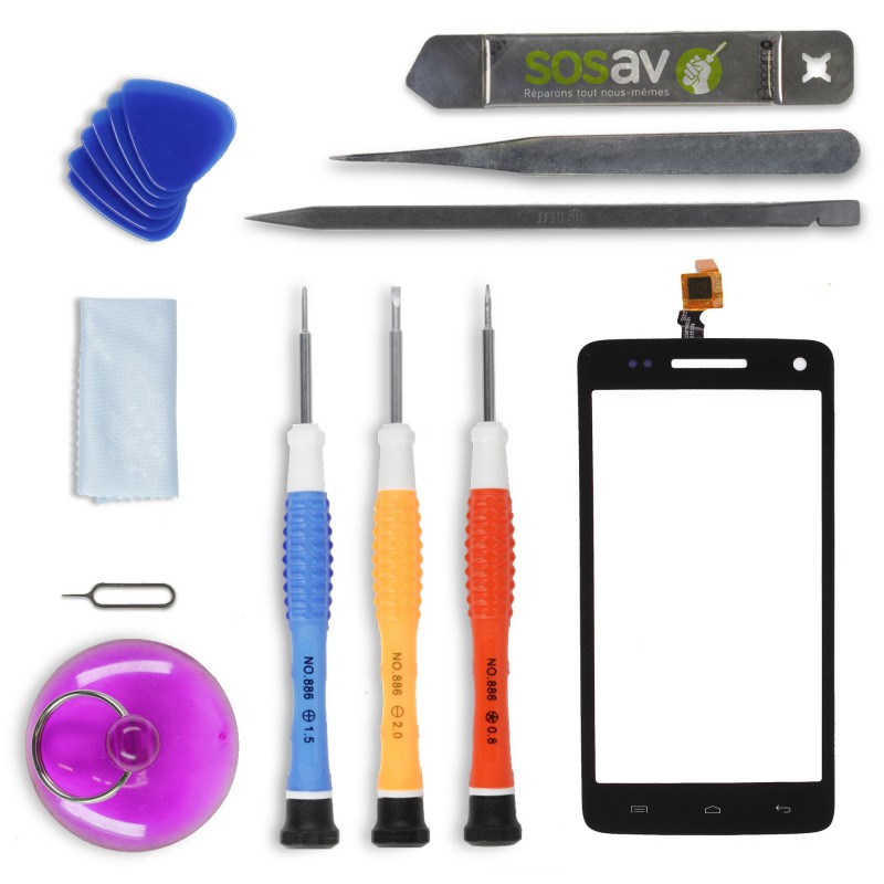 Kit de réparation Vitre Tactile - Wiko Rainbow