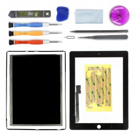 Kit réparation tactile + LCD (NOIR) - iPad 3
